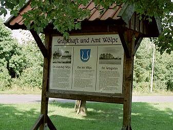 Die Gedenktafel am Ortsausgang von Erichshagen-Wölpe